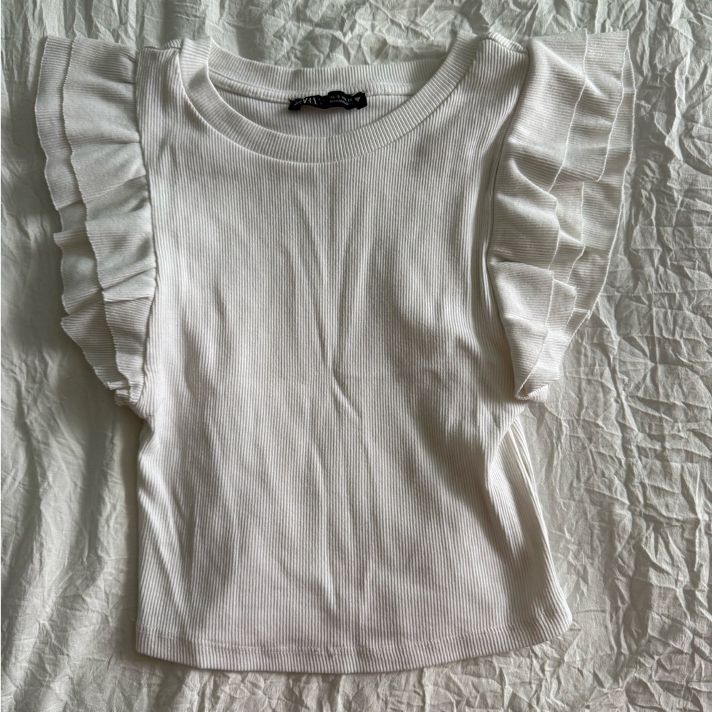 Zara Ruffle Tank